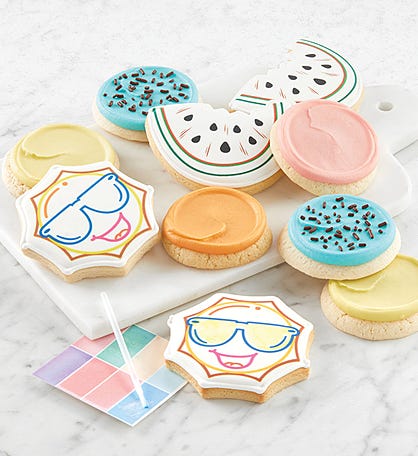DIY Paint Your Own Summer Cookie Kit